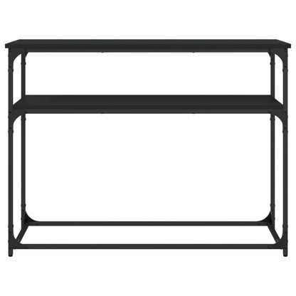 Wandtafel 100X35,5X75 Cm Bewerkt Hout Zwart
