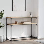 Wandtafel 100x35,5x75 cm bewerkt hout sonoma eiken