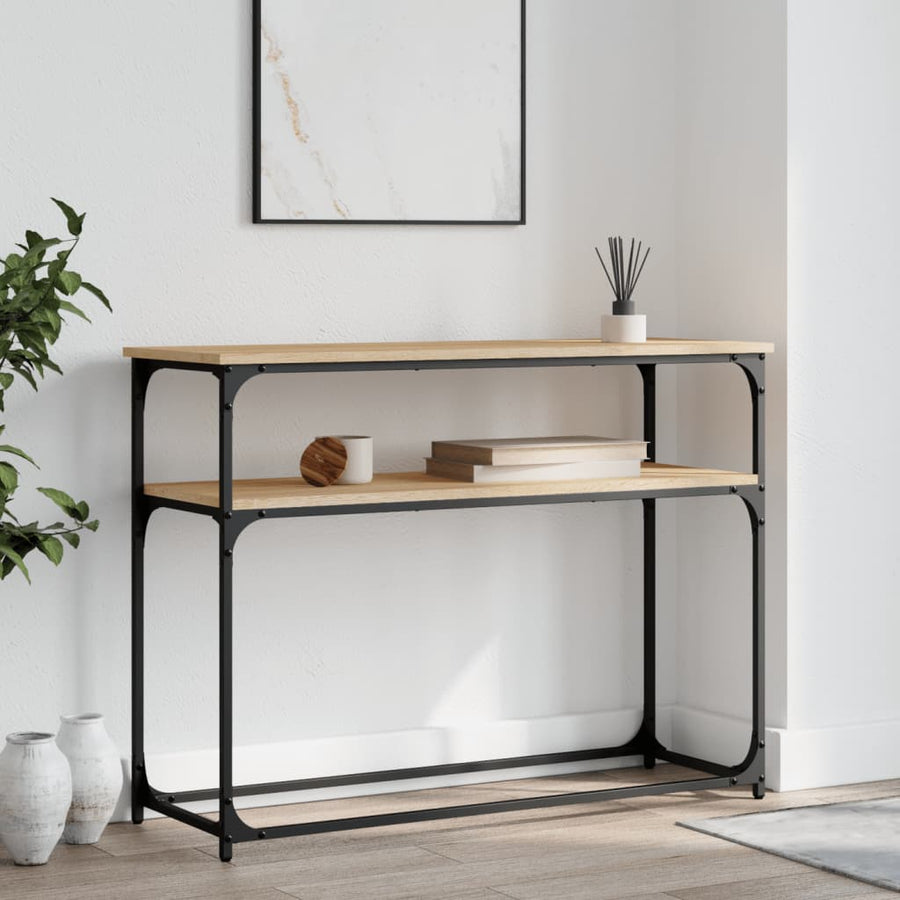 Wandtafel 100X35,5X75 Cm Bewerkt Hout Sonoma Eikenkleurig