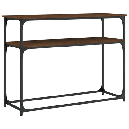 Wandtafel 100X35,5X75 Cm Bewerkt Hout Bruin Eikenkleur