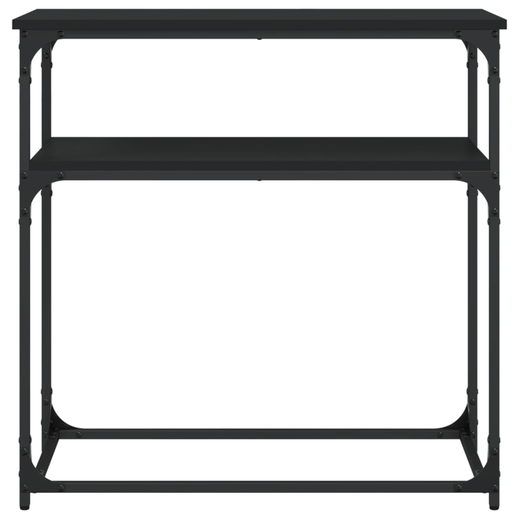 Wandtafel 75X35,5X75 Cm Bewerkt Hout Zwart