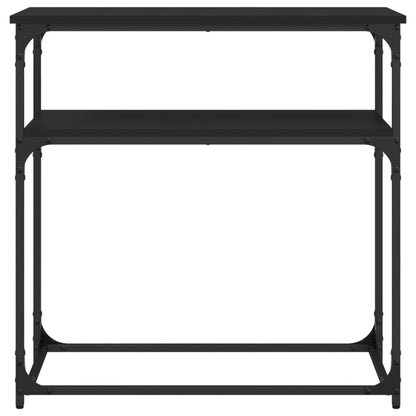 Wandtafel 75X35,5X75 Cm Bewerkt Hout Zwart