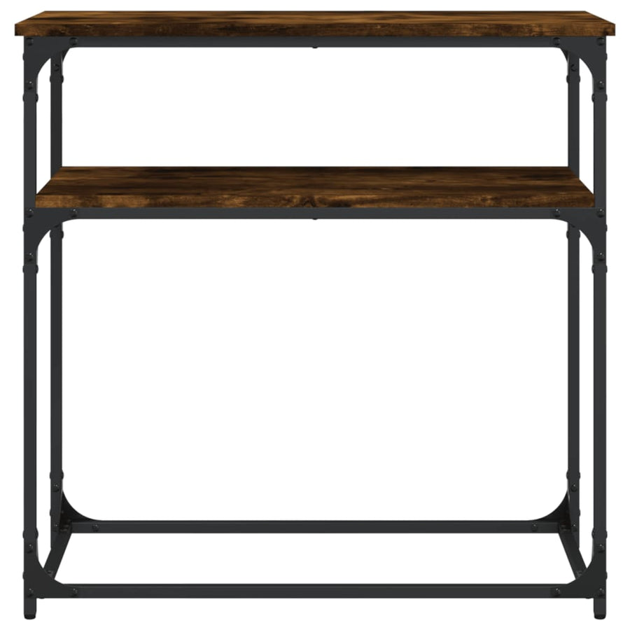 Wandtafel 75X35,5X75 Cm Bewerkt Hout Gerookt Eikenkleurig
