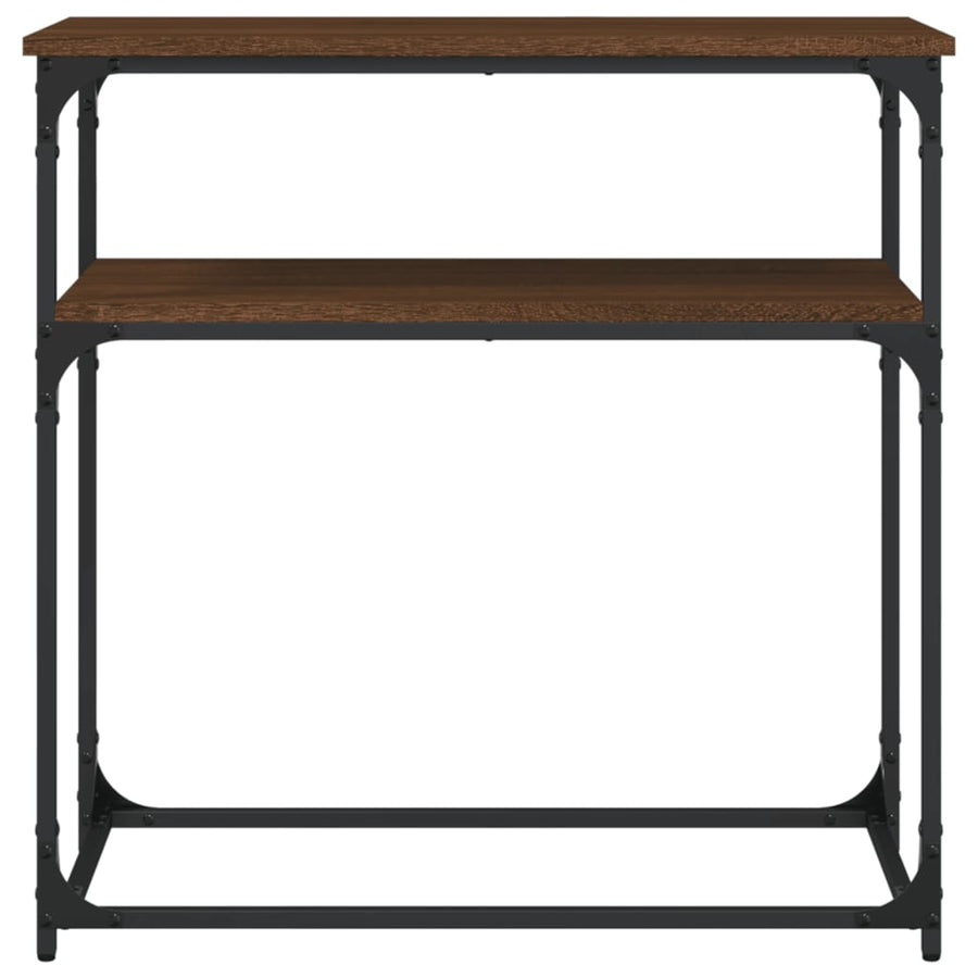 Wandtafel 75X35,5X75 Cm Bewerkt Hout Bruin Eikenkleur