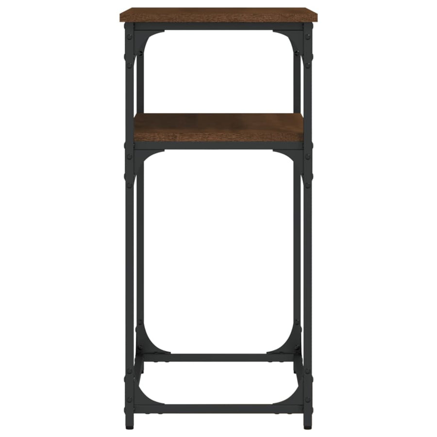 Wandtafel 75X35,5X75 Cm Bewerkt Hout Bruin Eikenkleur