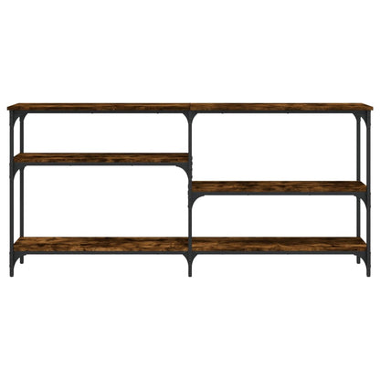 Wandtafel 160X29X75 Cm Bewerkt Hout Gerookt Eikenkleurig