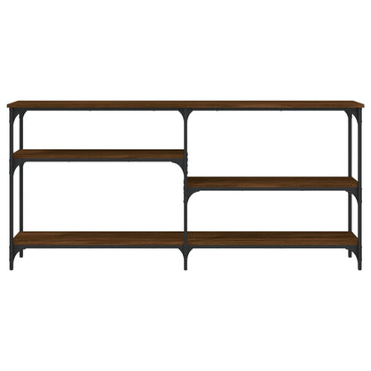 Wandtafel 160X29X75 Cm Bewerkt Hout Bruin Eikenkleur