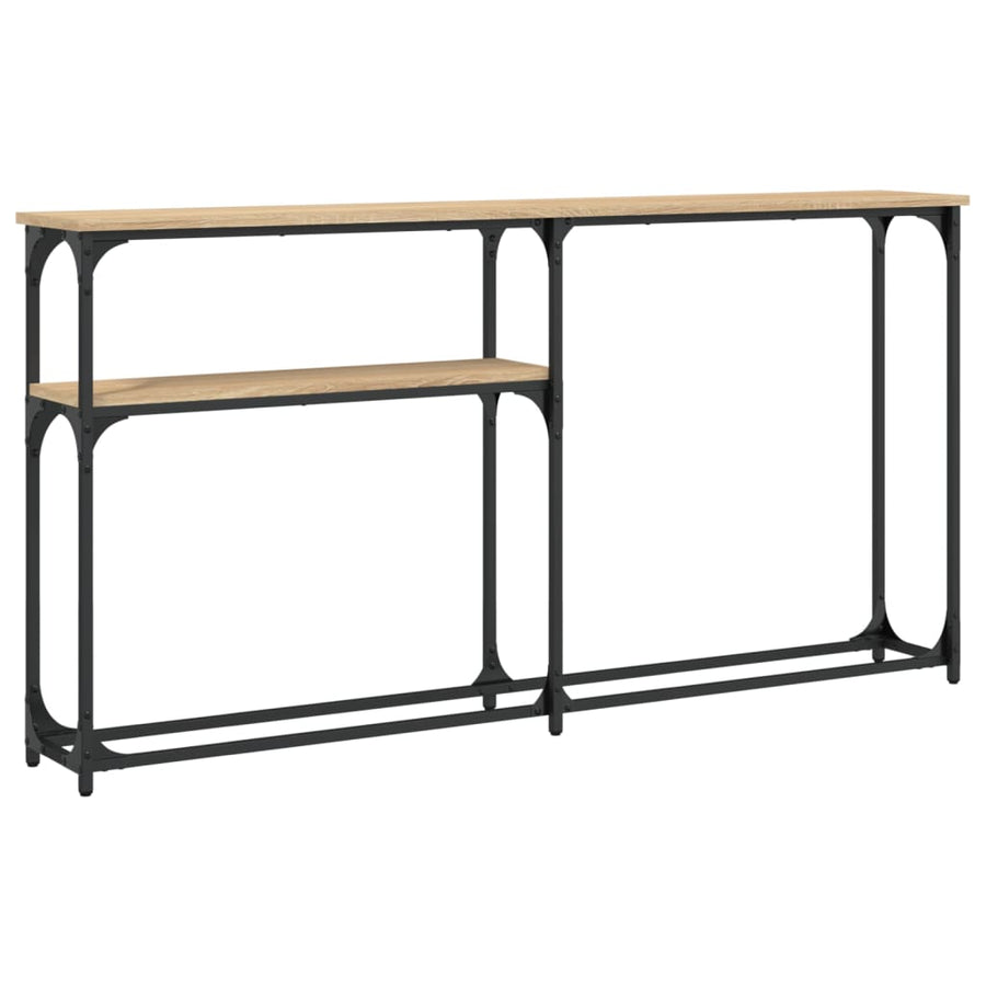 Wandtafel 145X22,5X75 Cm Bewerkt Hout Sonoma Eikenkleurig