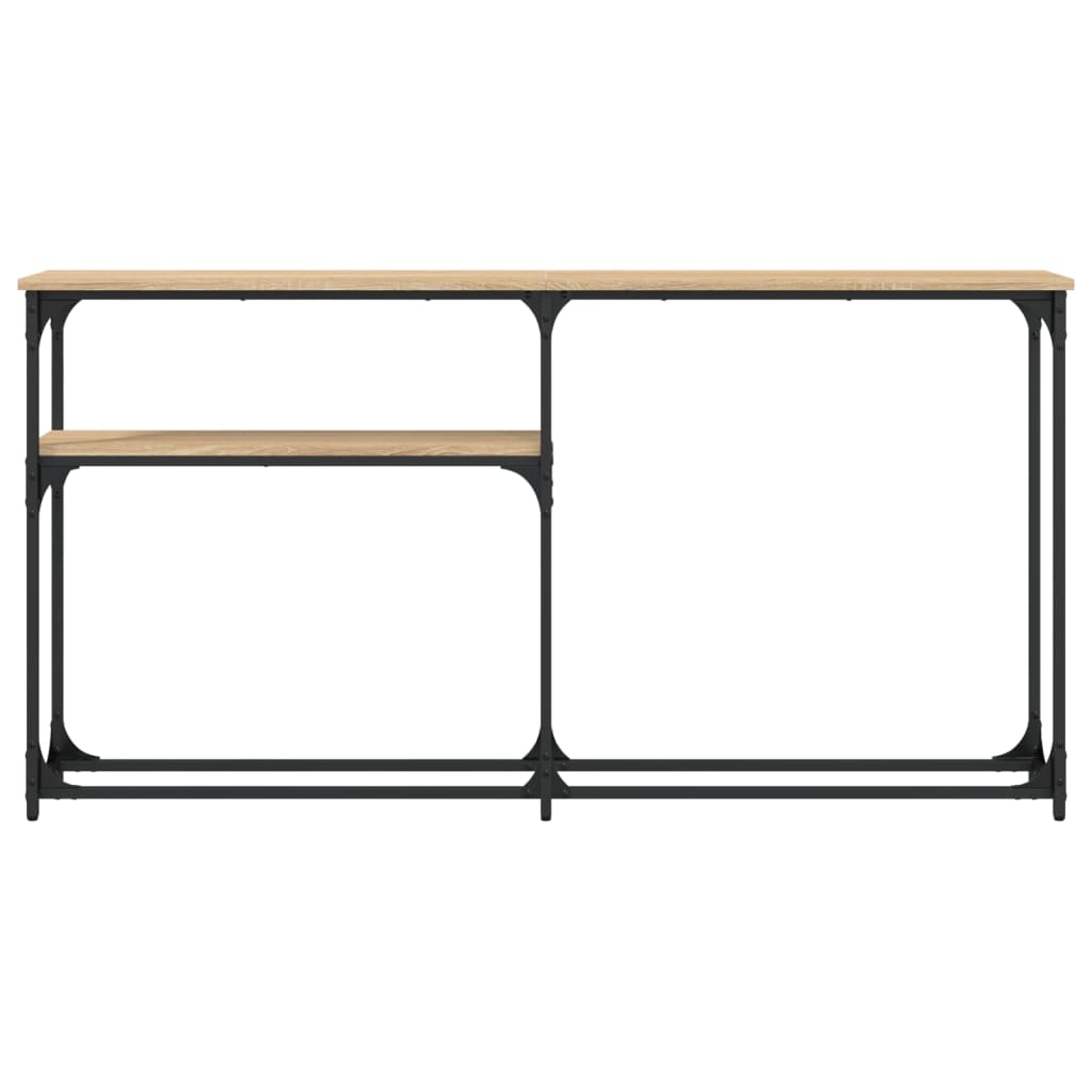 Wandtafel 145X22,5X75 Cm Bewerkt Hout Sonoma Eikenkleurig