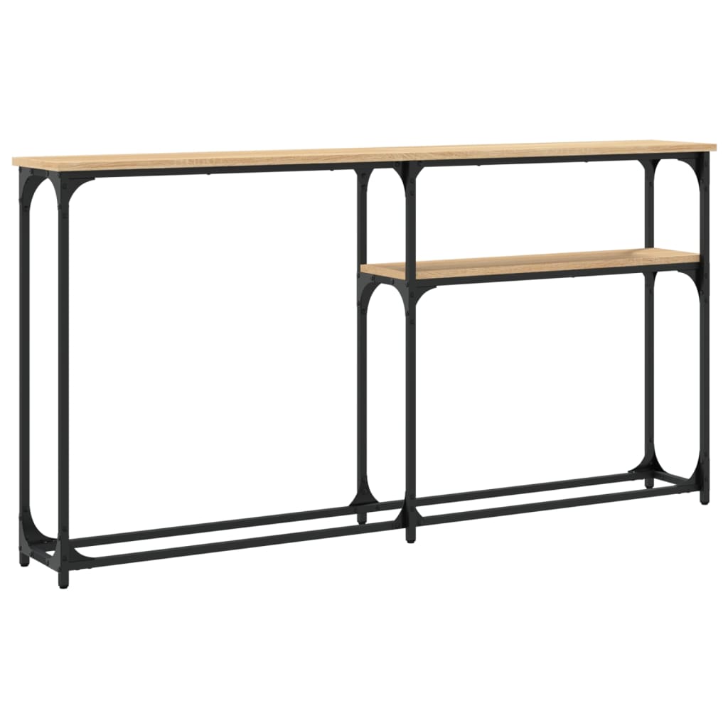 Wandtafel 145X22,5X75 Cm Bewerkt Hout Sonoma Eikenkleurig