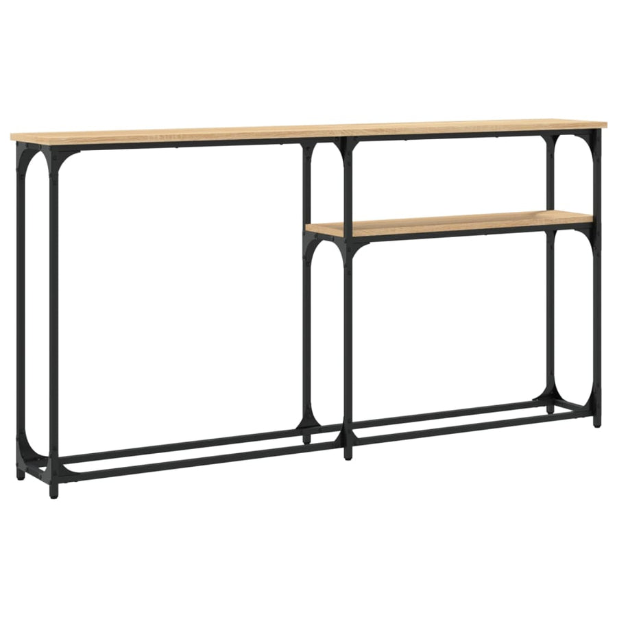 Wandtafel 145X22,5X75 Cm Bewerkt Hout Sonoma Eikenkleurig