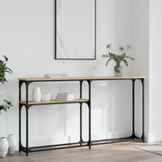 Wandtafel 145x22,5x75 cm bewerkt hout sonoma eiken