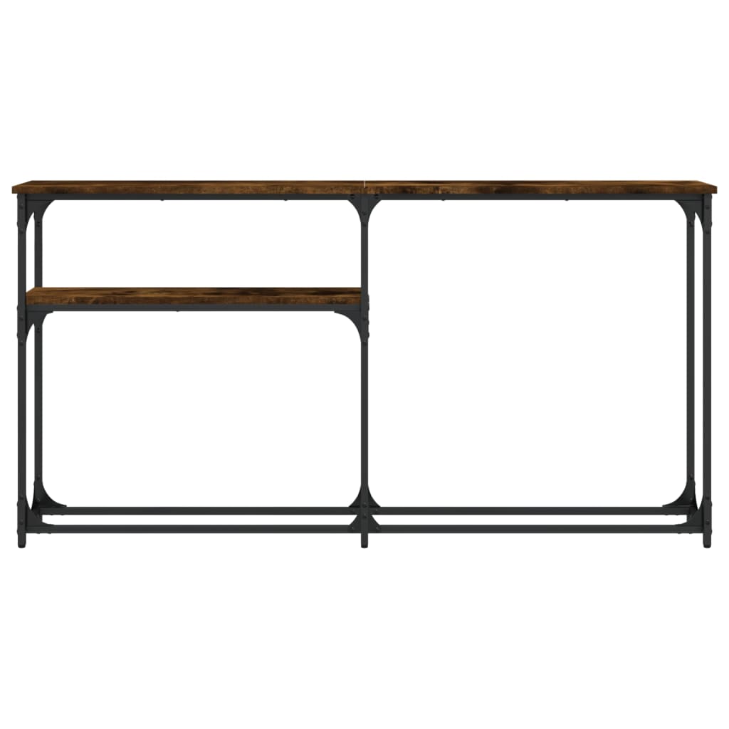 Wandtafel 145X22,5X75 Cm Bewerkt Hout Gerookt Eikenkleurig