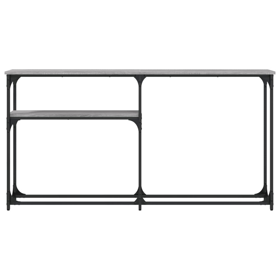 Wandtafel 145X22,5X75 Cm Bewerkt Hout Grijs Sonoma Eikenkleurig