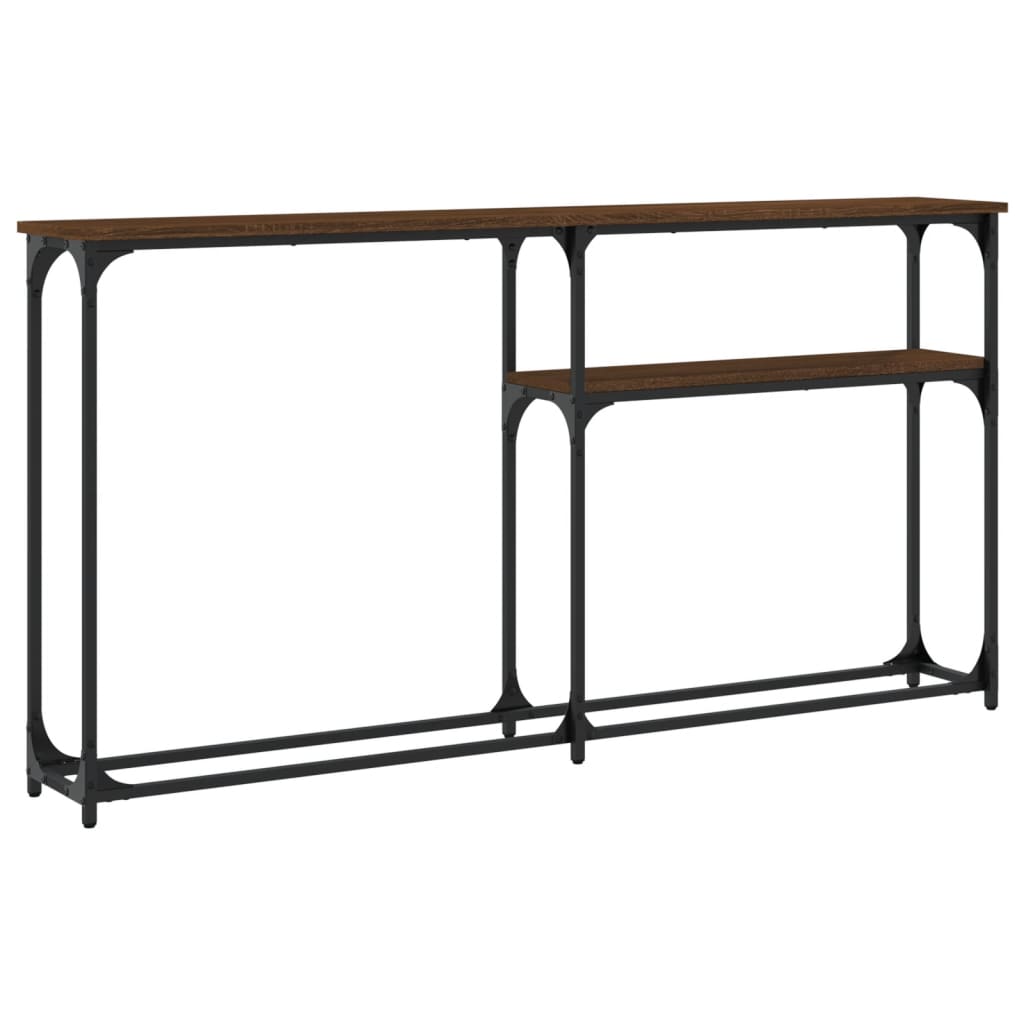Wandtafel 145X22,5X75 Cm Bewerkt Hout Bruin Eikenkleur