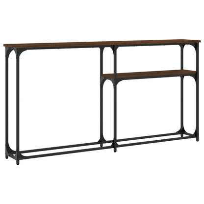 Wandtafel 145X22,5X75 Cm Bewerkt Hout Bruin Eikenkleur
