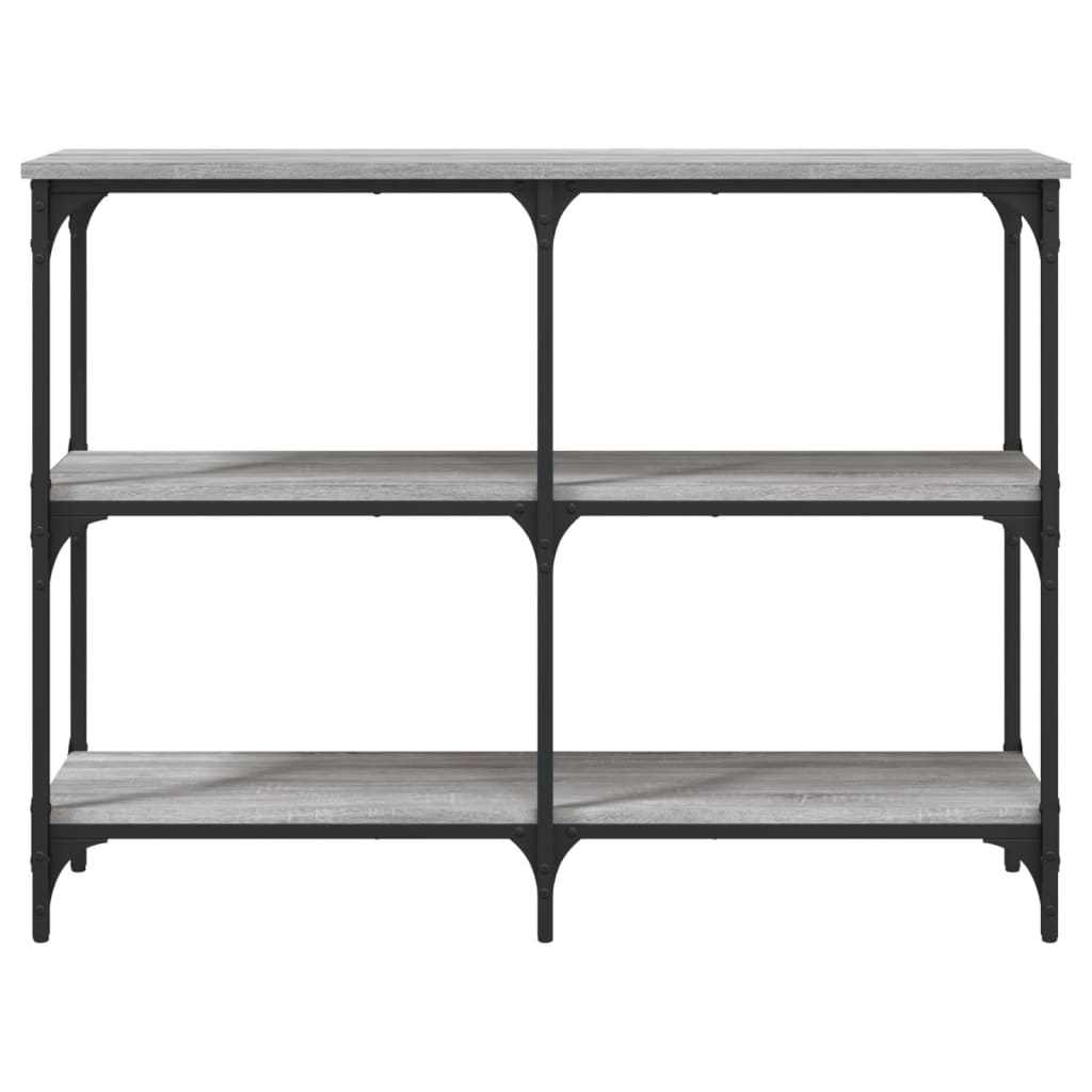 Wandtafel 100X29X75 Cm Bewerkt Hout Grijs Sonoma Eikenkleurig