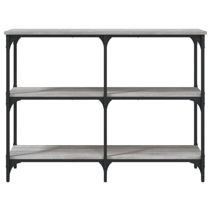 Wandtafel 100X29X75 Cm Bewerkt Hout Grijs Sonoma Eikenkleurig