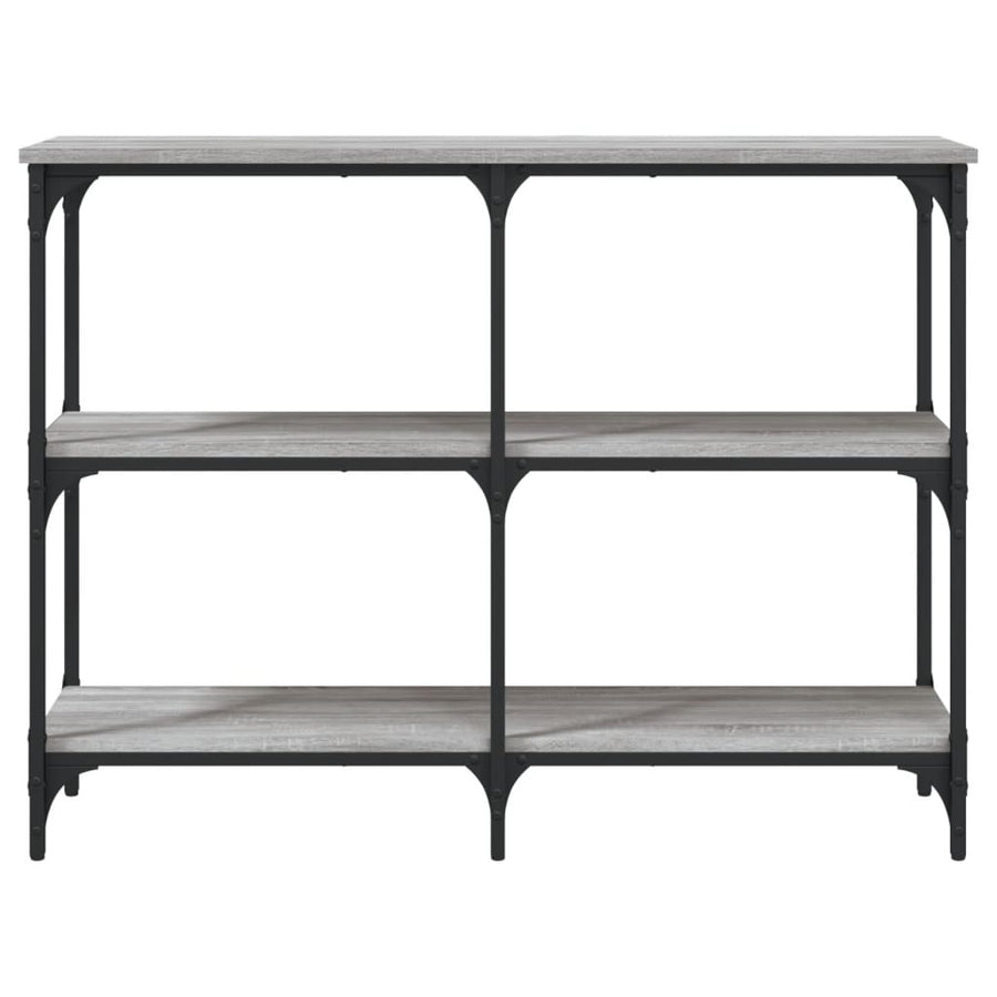 Wandtafel 100X29X75 Cm Bewerkt Hout Grijs Sonoma Eikenkleurig