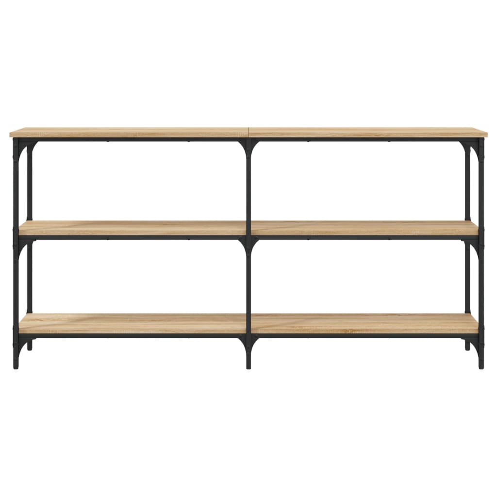 Wandtafel Bewerkt Hout Kleurig 150 x 29 x 75 cm Sonoma eiken