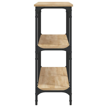 Wandtafel Bewerkt Hout Kleurig 150 x 29 x 75 cm Sonoma eiken