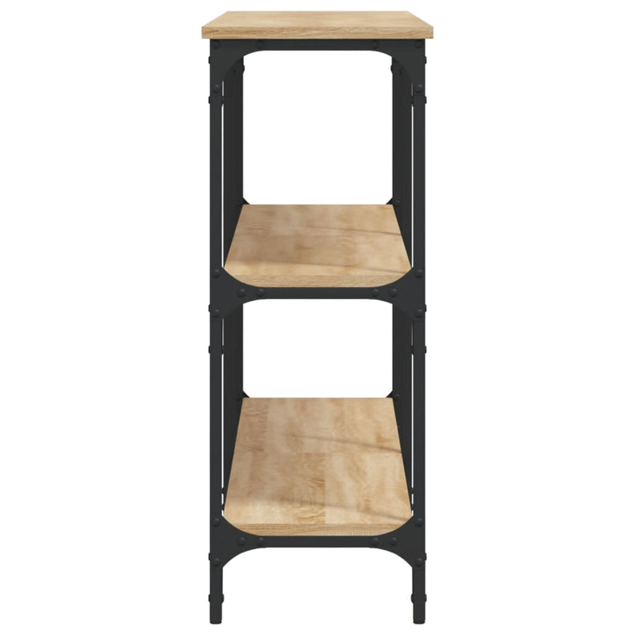 Wandtafel Bewerkt Hout Kleurig 150 x 29 x 75 cm Sonoma eiken