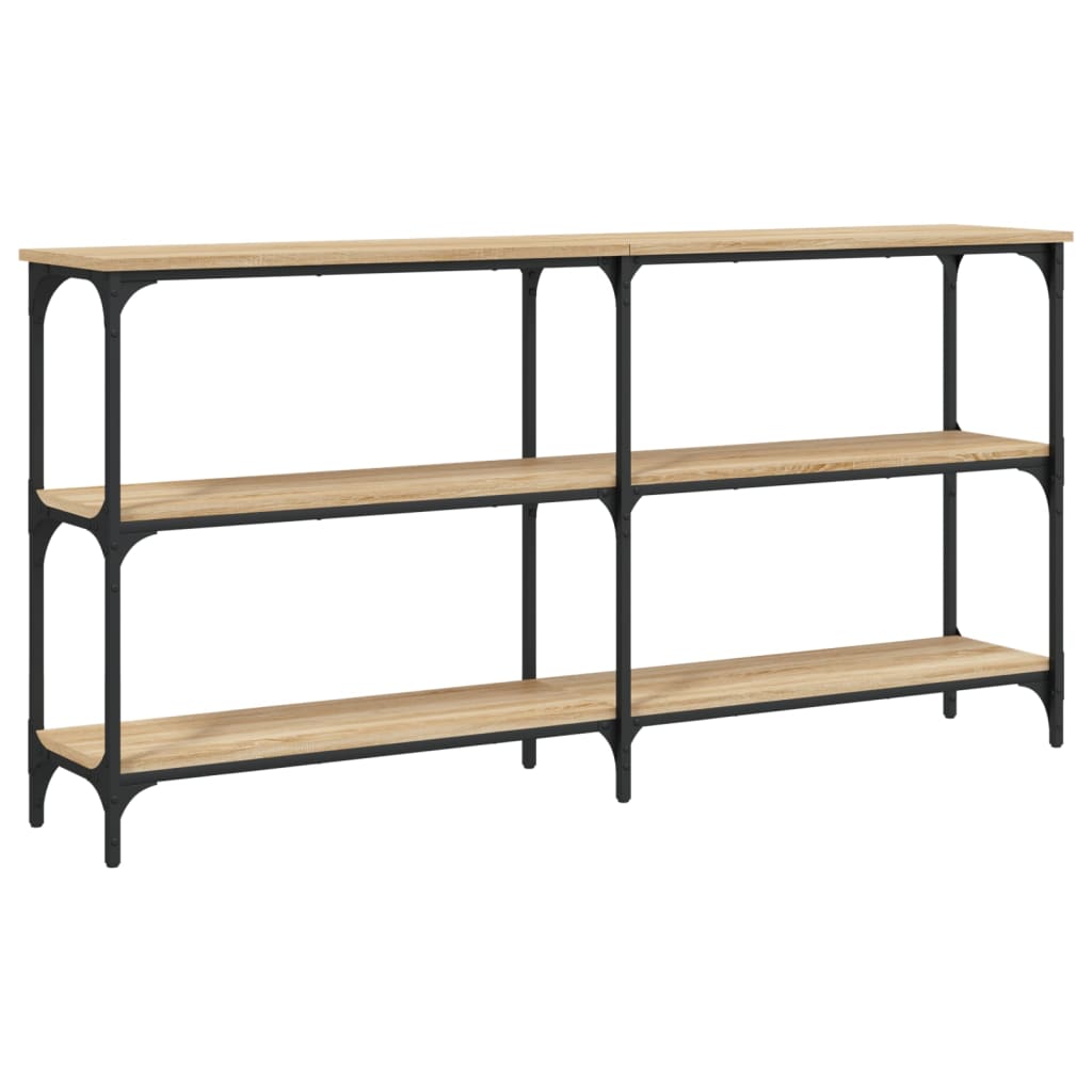 Wandtafel Bewerkt Hout Kleurig 150 x 29 x 75 cm Sonoma eiken