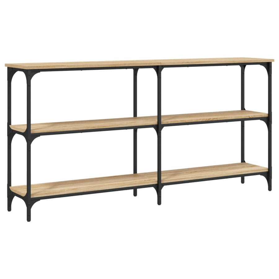 Wandtafel Bewerkt Hout Kleurig 150 x 29 x 75 cm Sonoma eiken