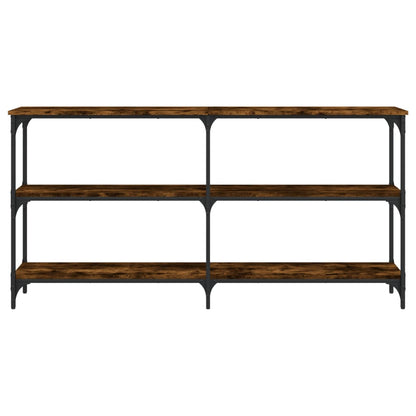 Wandtafel 150X29X75 Cm Bewerkt Hout Gerookt Eikenkleurig