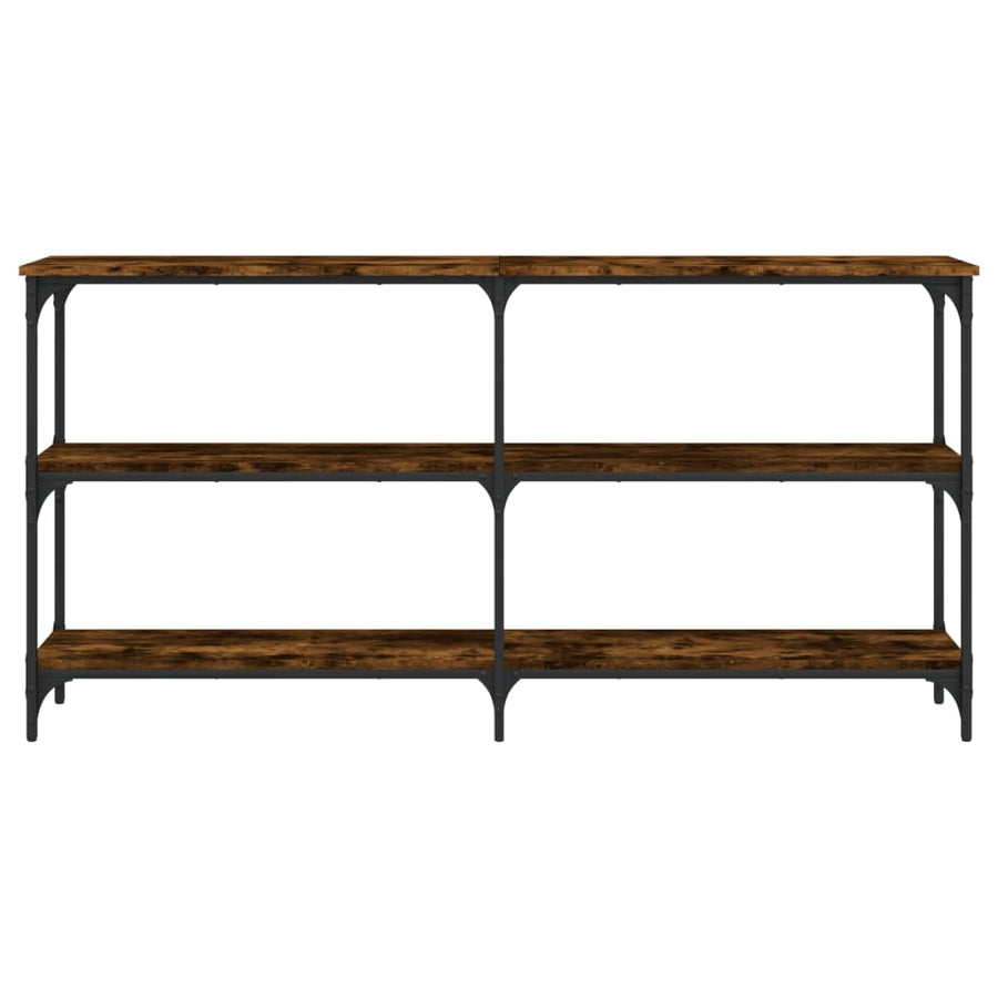 Wandtafel 150X29X75 Cm Bewerkt Hout Gerookt Eikenkleurig