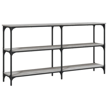 Wandtafel 150X29X75 Cm Bewerkt Hout Grijs Sonoma Eikenkleurig