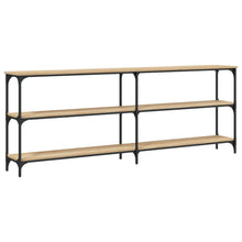 Wandtafel 200X29X75 Cm Bewerkt Hout Sonoma Eikenkleurig