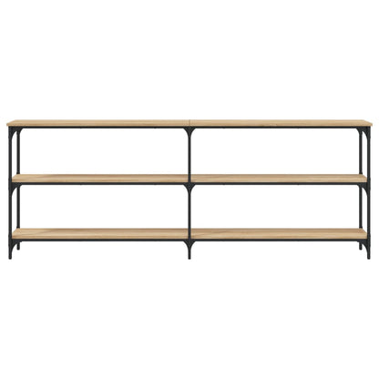 Wandtafel 200X29X75 Cm Bewerkt Hout Sonoma Eikenkleurig