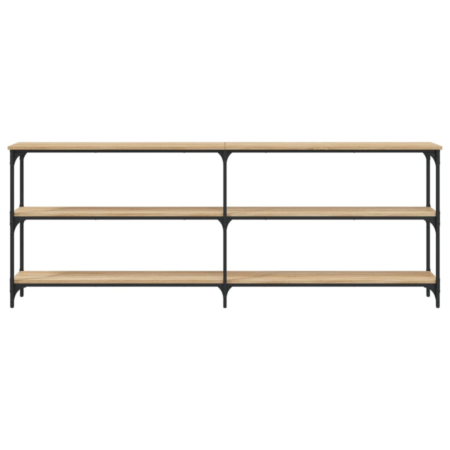 Wandtafel 200X29X75 Cm Bewerkt Hout Sonoma Eikenkleurig