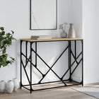 Console table 100x40x80 cm engineered wood Sonoma oak finish