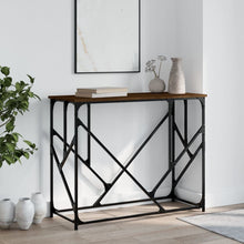 Wandtafel 100X40X80 Cm Bewerkt Hout Bruin Eikenkleur