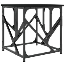 Salontafel 45X45X47,5 Cm Bewerkt Hout 45 x 45 x 47.5 cm Zwart