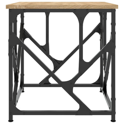 Salontafel 45X45X47,5 Cm Bewerkt Hout Kleurig 45 x 45 x 47.5 cm Sonoma eiken