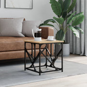 Salontafel 45x45x47,5 cm bewerkt hout sonoma eiken