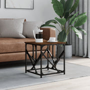 Salontafel 45x45x47,5 cm bewerkt hout
