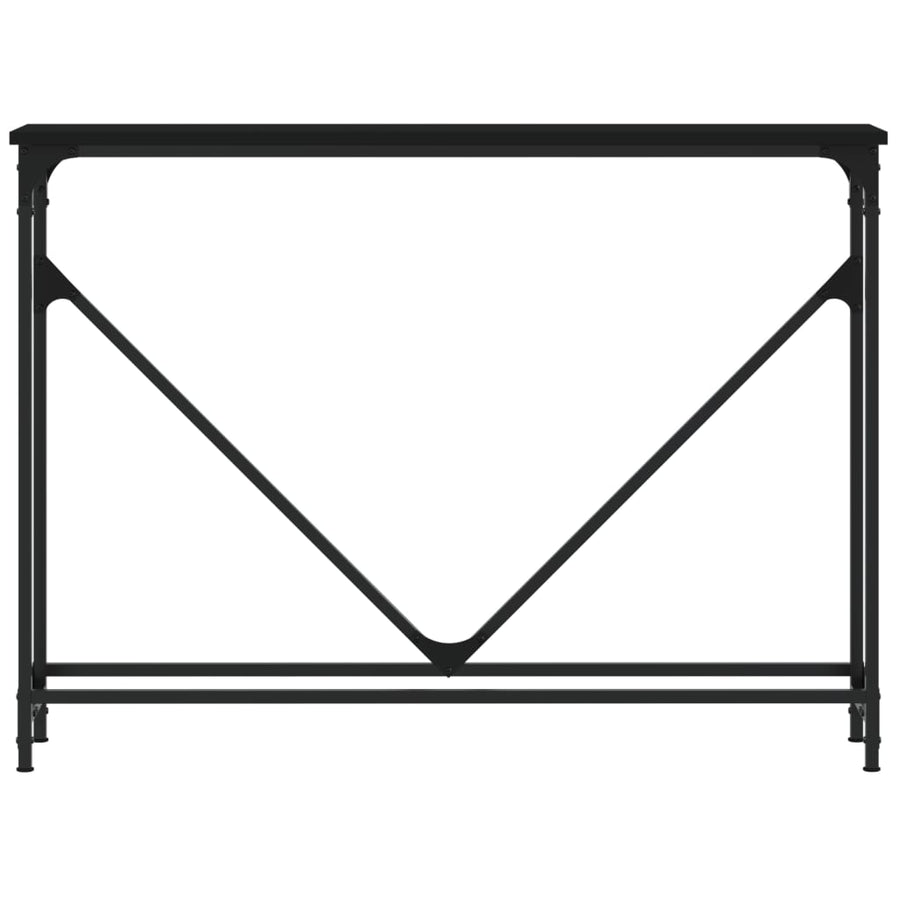 Wandtafel 02X22,5X75 Cm Bewerkt Hout Zwart
