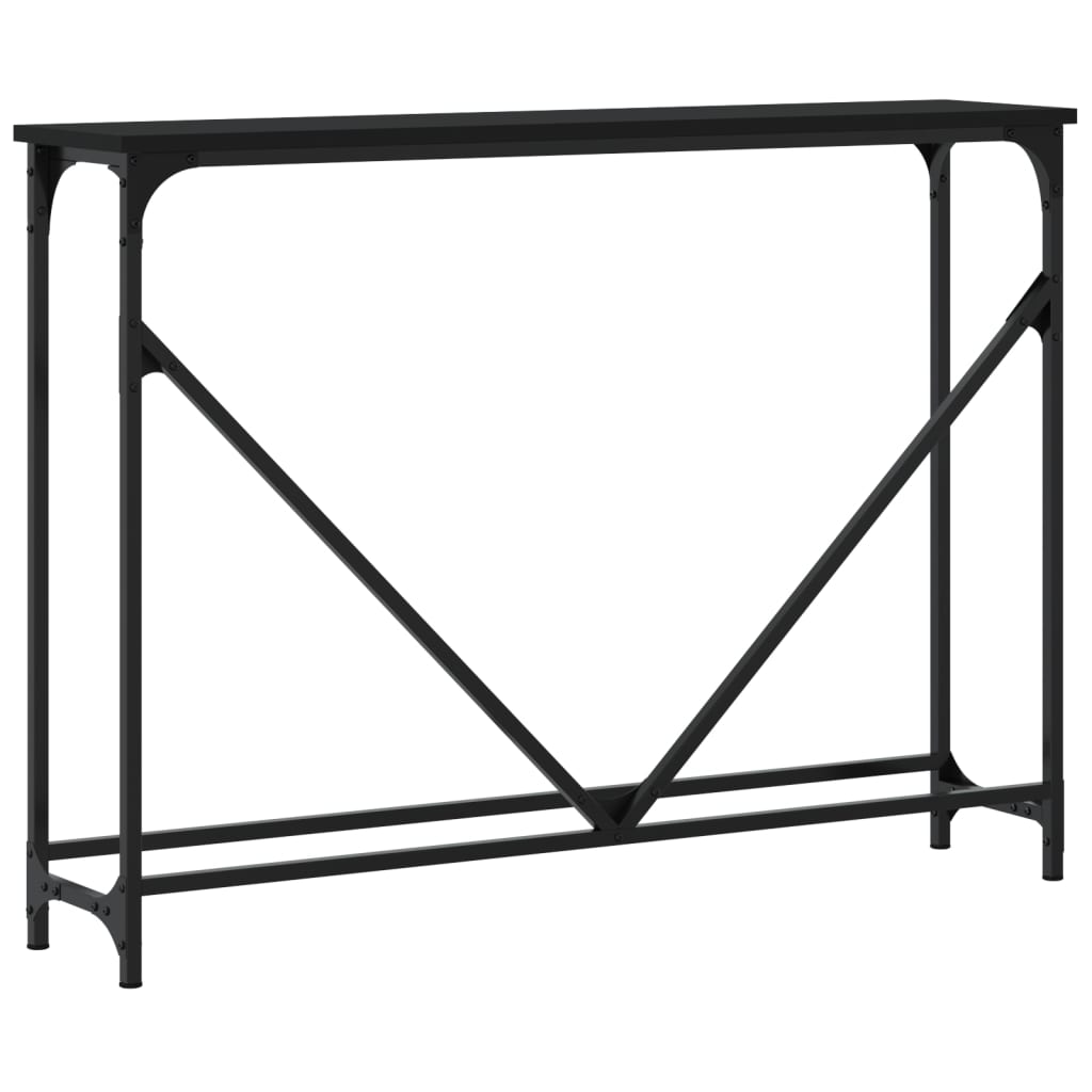 Wandtafel 02X22,5X75 Cm Bewerkt Hout Zwart