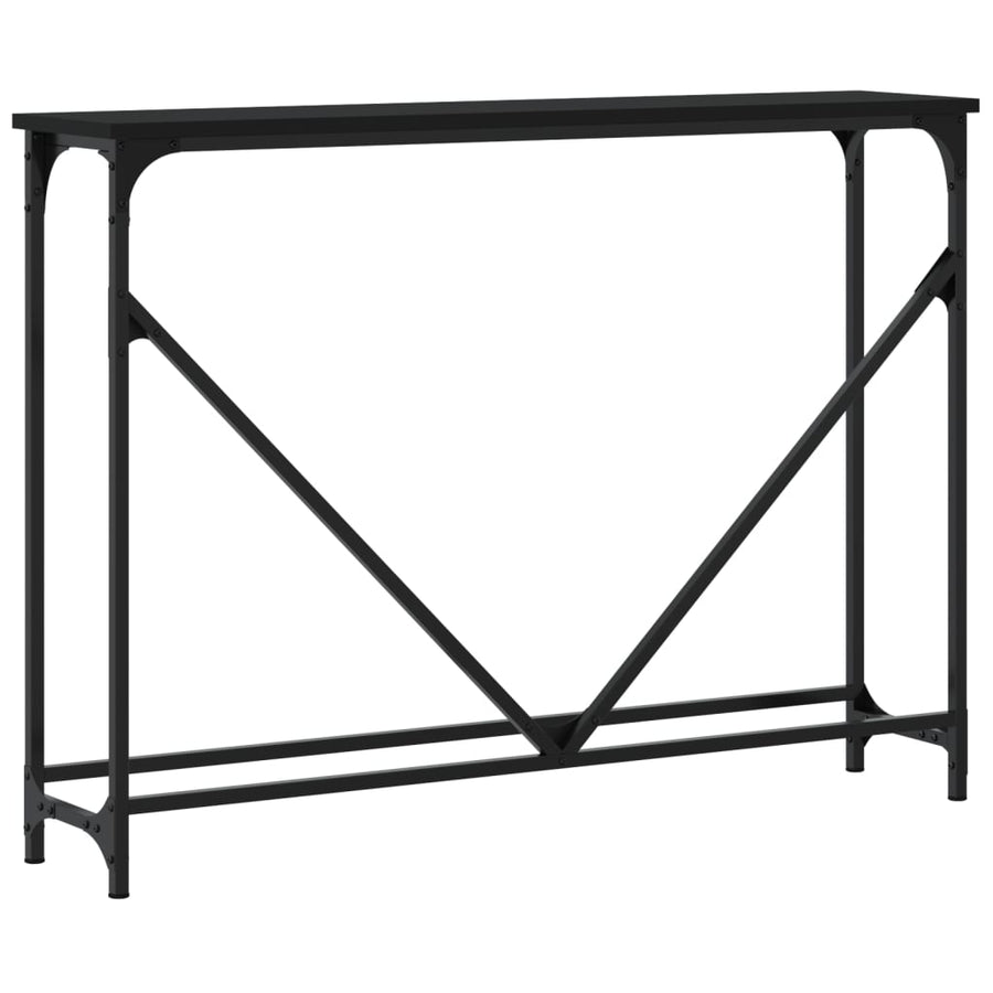 Wandtafel 02X22,5X75 Cm Bewerkt Hout Zwart