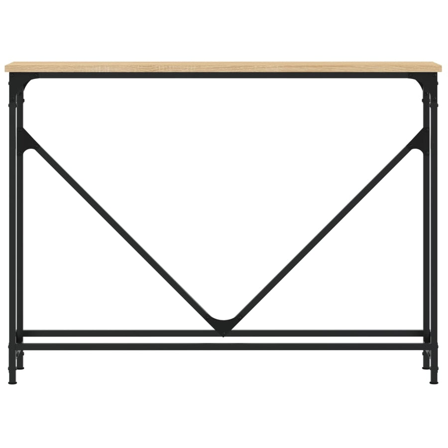 Wandtafel 102X22,5X75 Cm Bewerkt Hout Sonoma Eikenkleurig
