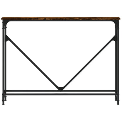 Wandtafel 102X22,5X75 Cm Bewerkt Hout Gerookt Eikenkleurig
