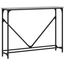 Wandtafel 102X22,5X75 Cm Bewerkt Hout Grijs Sonoma Eikenkleurig