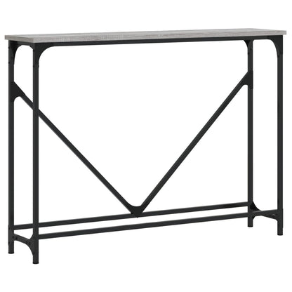 Wandtafel 102X22,5X75 Cm Bewerkt Hout Grijs Sonoma Eikenkleurig