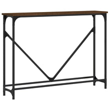 Wandtafel 102X22,5X75 Cm Bewerkt Hout Bruin Eikenkleur