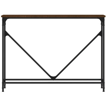 Wandtafel 102X22,5X75 Cm Bewerkt Hout Bruin Eikenkleur