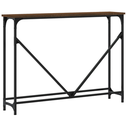 Wandtafel 102X22,5X75 Cm Bewerkt Hout Bruin Eikenkleur